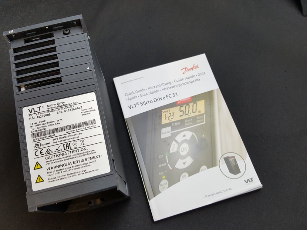 Частотный преобразователь Danfoss VLT Micro Drive FC 51, 200-240В 3ф, 1 ...
