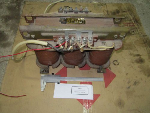 Трансформатор 3 фазний 1,6 кВт. (3х380-3х220)