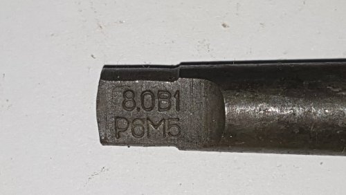 Свердло  ∅8,0×75×155 мм. // КМ-1 // Р6М5 // В1 ( сверло )