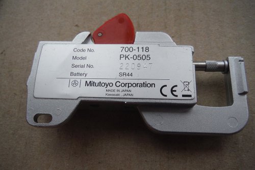 Цифровий товщиномір Mitutoyo  (0-12.7 мм, 0.01 мм)