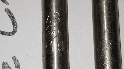Свердло  ∅7,6 × 105 × 165 мм // Р18 // Вільнюс ( сверло )
