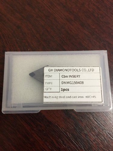 CBN пластина DNGA150408 ( DNMG150408 ) по калёной стали. КНР