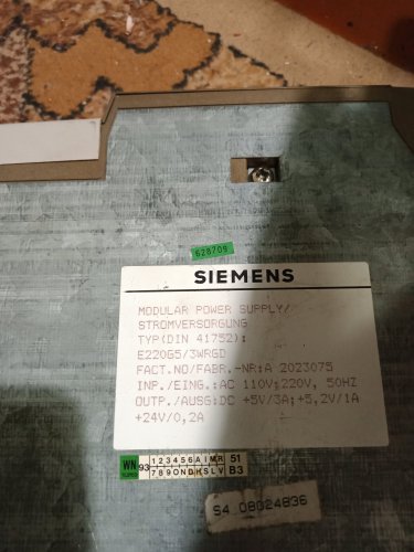 Блок питания Siemens SOMATIC S5.