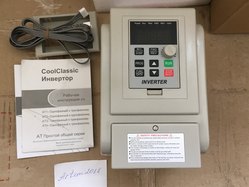 Частотник 2,2квт 220В VFD XSY-AT1 - Электрооборудование - Металічний форум