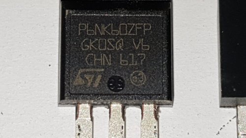 Польовий транзистор P6NK60ZFP // 600V // 6A // ST Microelectronics ( mosfet , полевой )