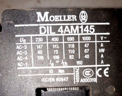 DIL 4AM145 Moeller/ Силовой контактор