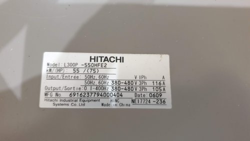 Частотник Hitachi  L300 55квт