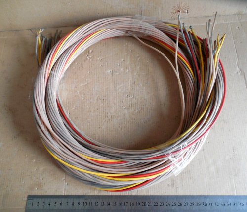 провода медные многожильные (19 жил диаметром 0,42 мм), СССР