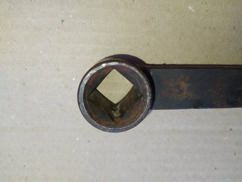 Ключ для станочных тисков, квадрат 19.5 мм