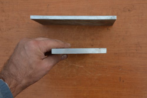 Алюминиевый лист 238х108х10,2мм