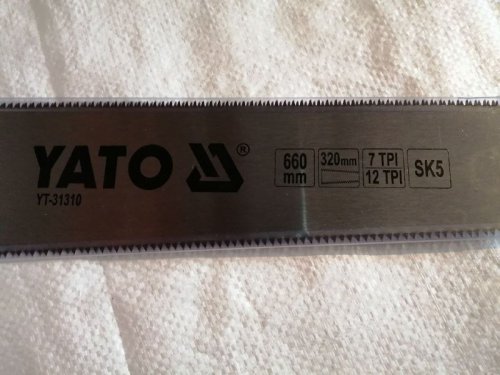 Ножовка по дереву японская yato 320 мм