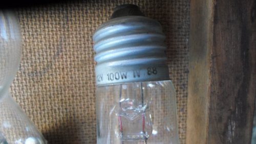Лампа розжарювання низьковольтна 12V 100W Е27  прозора