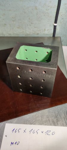 Кубик 165х165х120 инструментальный на фрезерный шлифоввальный станок