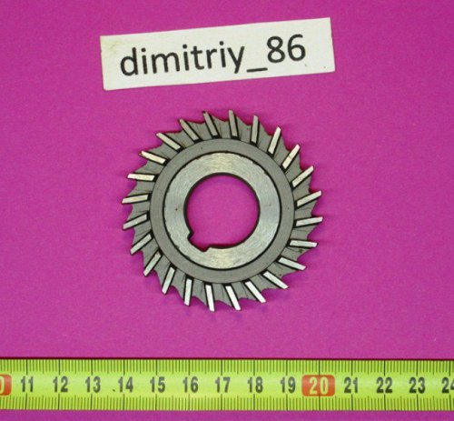 Фреза дисковая 3-х сторонняя пазовая Ø 63х8 мм., Р6М5, 24 зуба.