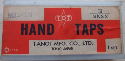 Мітчик М13х1.5 TANOI комплект (1-3) (Японія)