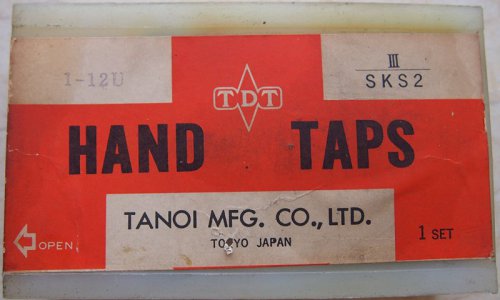 Мітчик 1-12U TANOI комплект (1-3) (Японія)
