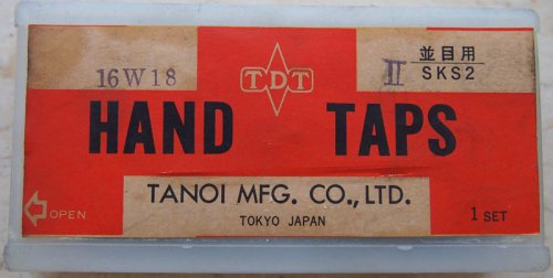 Мітчик 16W-18 TANOI комплект (1-3) (Японія)