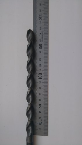 Сверло к/х 12 мм удлиненная серия ГОСТ 2092-77 L рабочее 175 мм