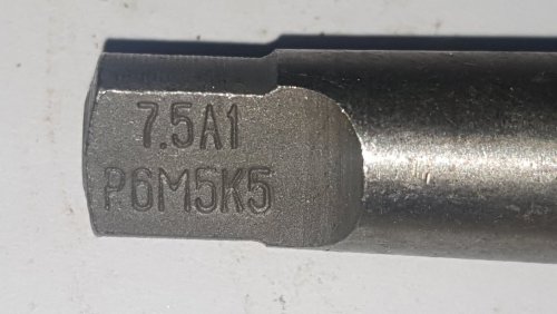 Свердло для нержавійки ∅7,5 мм. А1 // КМ-1 // Р6М5К5 // 150 × 75 мм. ( сверло )