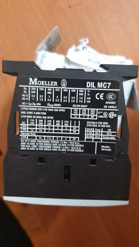 Пускач контактор Moeller 3квт, 24V DC