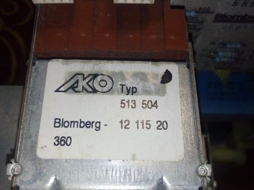 Плата керування програматор пральної Blomberg sE 611 AKO