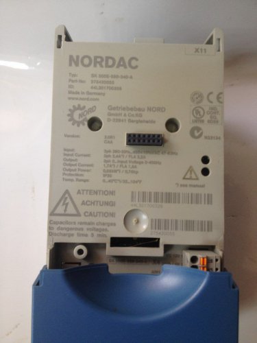 Перетворювач частоти NORDAC 500E 0,55кВт 380в