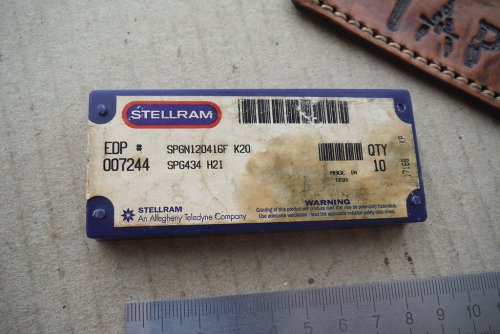 Пластина твердосплавна Steelram (Teledyne) SPGN120416F