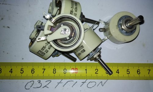 Потенціометр дротяний ППБ-3А-3Вт / 22кОм ( потенциометр резистор )