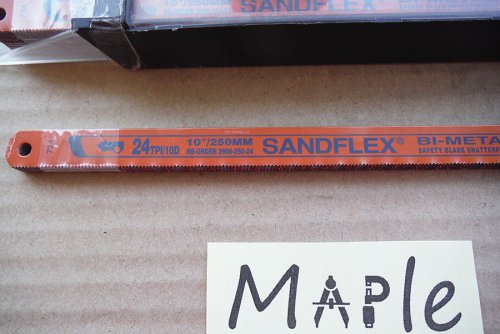 Ножовочне полотно Bahco Sandflex (250 мм, 24 TPI)
