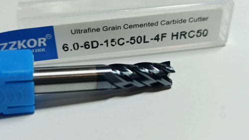 Фреза кінцева твердосплавна 6мм (6,0x6Dx15Cx50L-4F) HRC50
