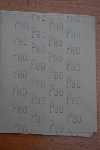 Наждачний папір №80(Р80), розмір листа 230х280мм(Польща)