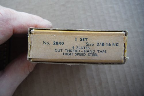 Комплект ручних мітчиків  3/8-16 стандарту UNC (Morse, США)