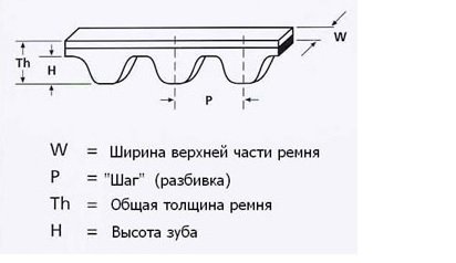Части ремня. Шаг ремня. Строение ремня. Ширина шага ремня. Шевронный зубчатый ремень SILENTSYNC B-994.